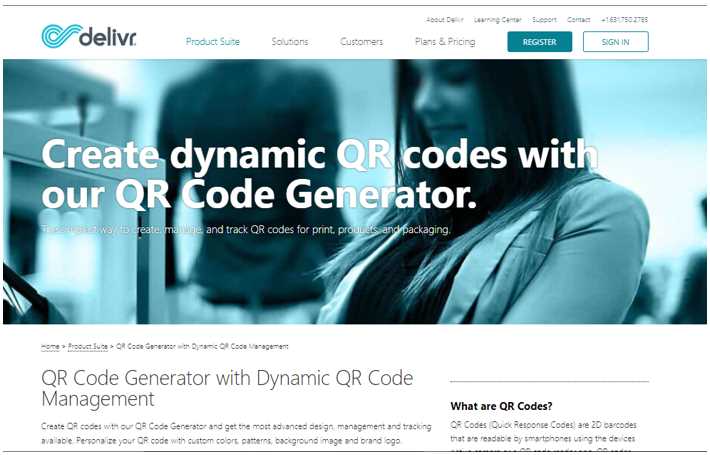 Delivr - 10 Best dynamic QR code generators to use in 2022