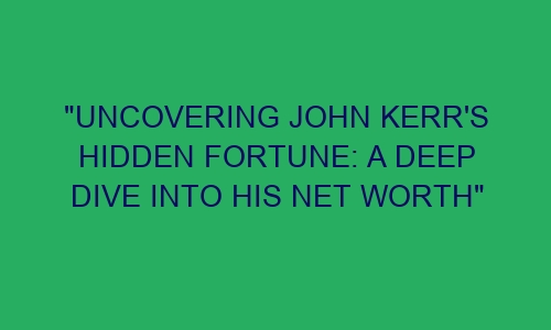 Ken Urker Billionaire Or Bust Uncovering His True Fortune - 7erp4y7